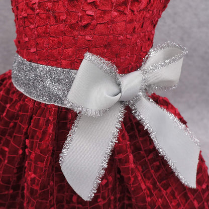 Embroidery Dog Dresses Pet Clothes Prom Puppy Dress Cat Birthday Doggie Party Gown Small