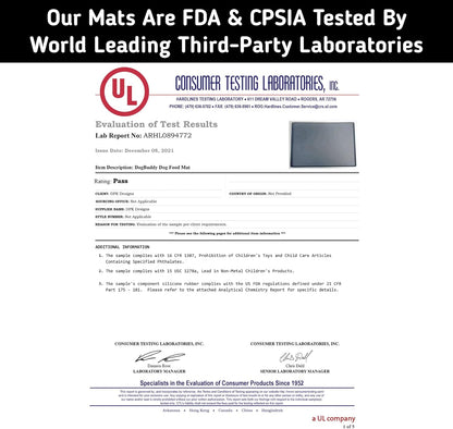 Dog Food Mat, Waterproof Dog Bowl Mat, Nonslip Pet Feeding Mats for Floors, Puppy Supplies