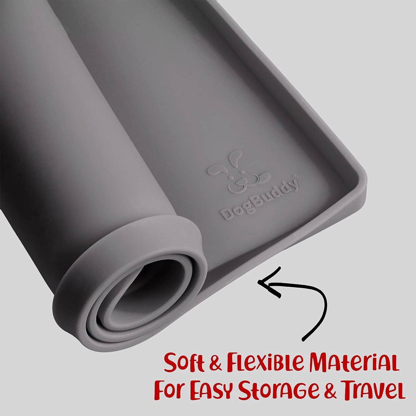 Dog Food Mat, Waterproof Dog Bowl Mat, Nonslip Pet Feeding Mats for Floors, Puppy Supplies