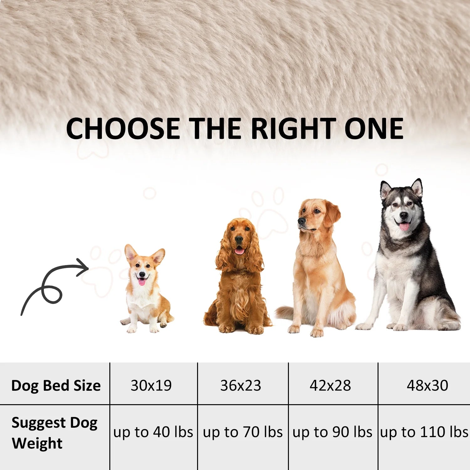 Dog Beds Crate Pad,Super Soft Fabric Machine Washable & anti Slip, Kennel Mat Suitable for Large, and Medium Dogs 30"X 19", Beige