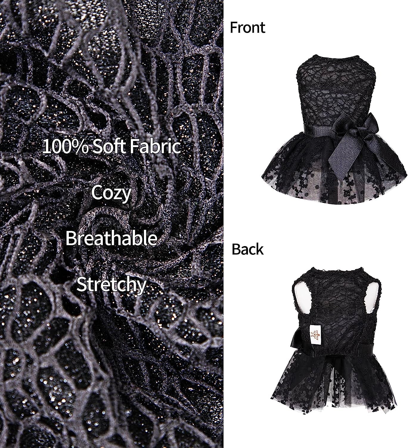 Dog Birthday Dress Girl Puppy Skirt Tutu Cat Wedding Outfit Pet Party Clothes for Small Dogs Costume DD15XXS