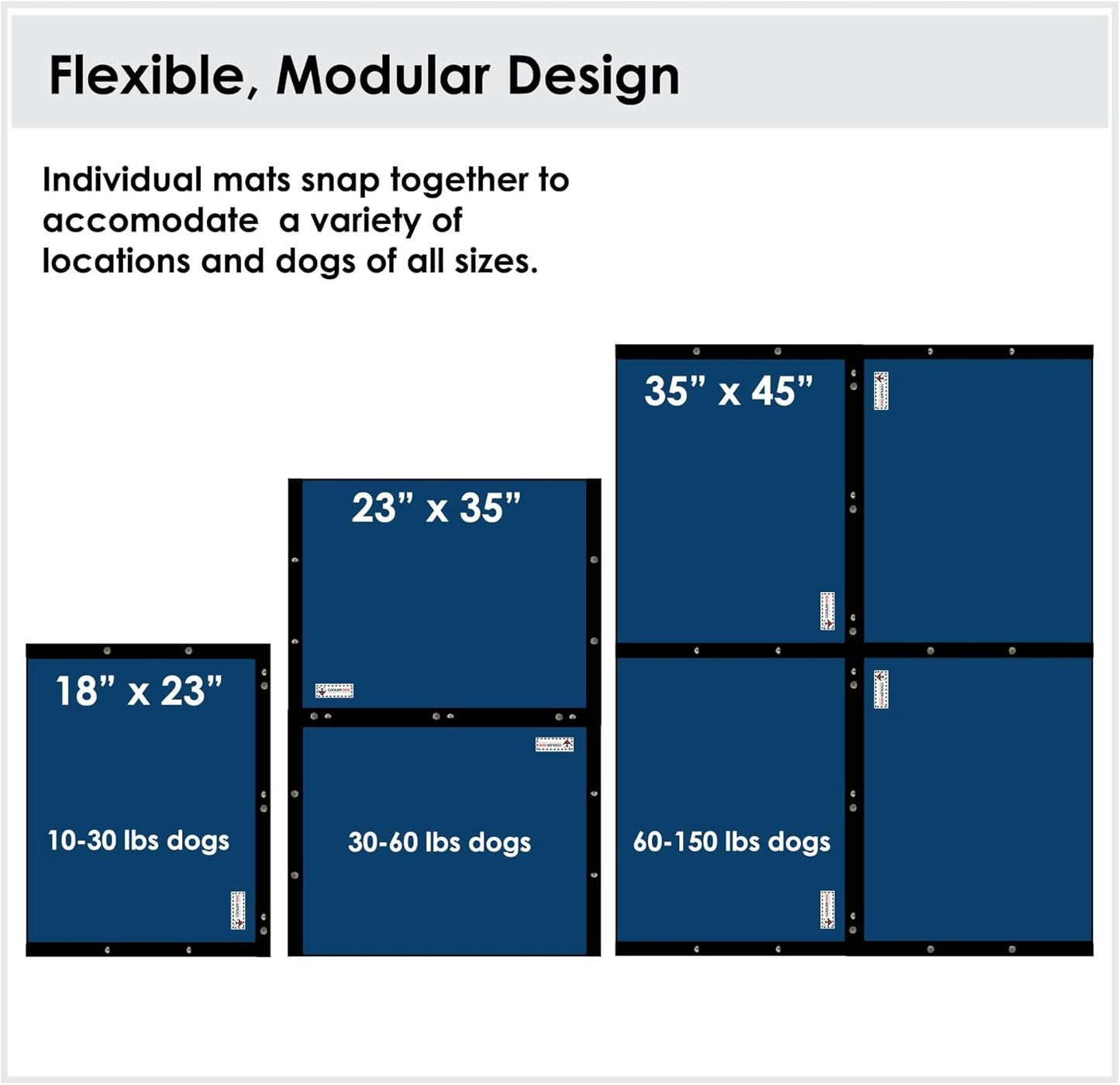 Dog Cooling Pad Dog Cooling Products Hydro Cooling Mat (23"X18") (2 Pack)
